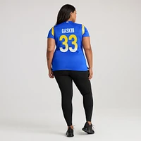 Women's Nike Myles Gaskin  Royal Los Angeles Rams Game Jersey