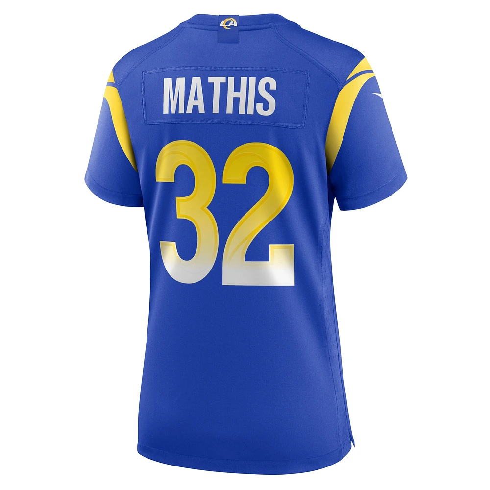 Women's Nike Ochaun Mathis Royal Los Angeles Rams Home Game Jersey