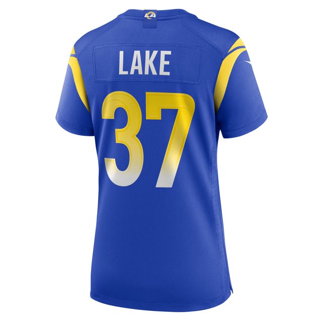Maillot de joueur match Nike Quentin Lake Royal Los Angeles Rams pour femme