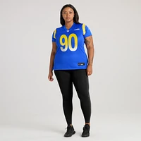 Maillot de match Nike Tyler Davis Royal Los Angeles Rams pour femme