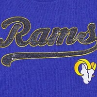 Women's Tommy Hilfiger Royal Los Angeles Rams Justine Long Sleeve Tunic T-Shirt