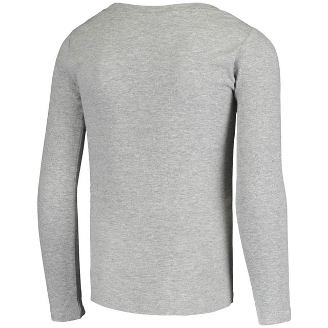 Ensemble de nuit gris avec t-shirt à manches longues et pantalon Los Angeles Rams pour jeune