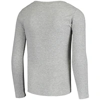 Youth Gray Los Angeles Rams Long Sleeve T-Shirt & Pants Sleep Set