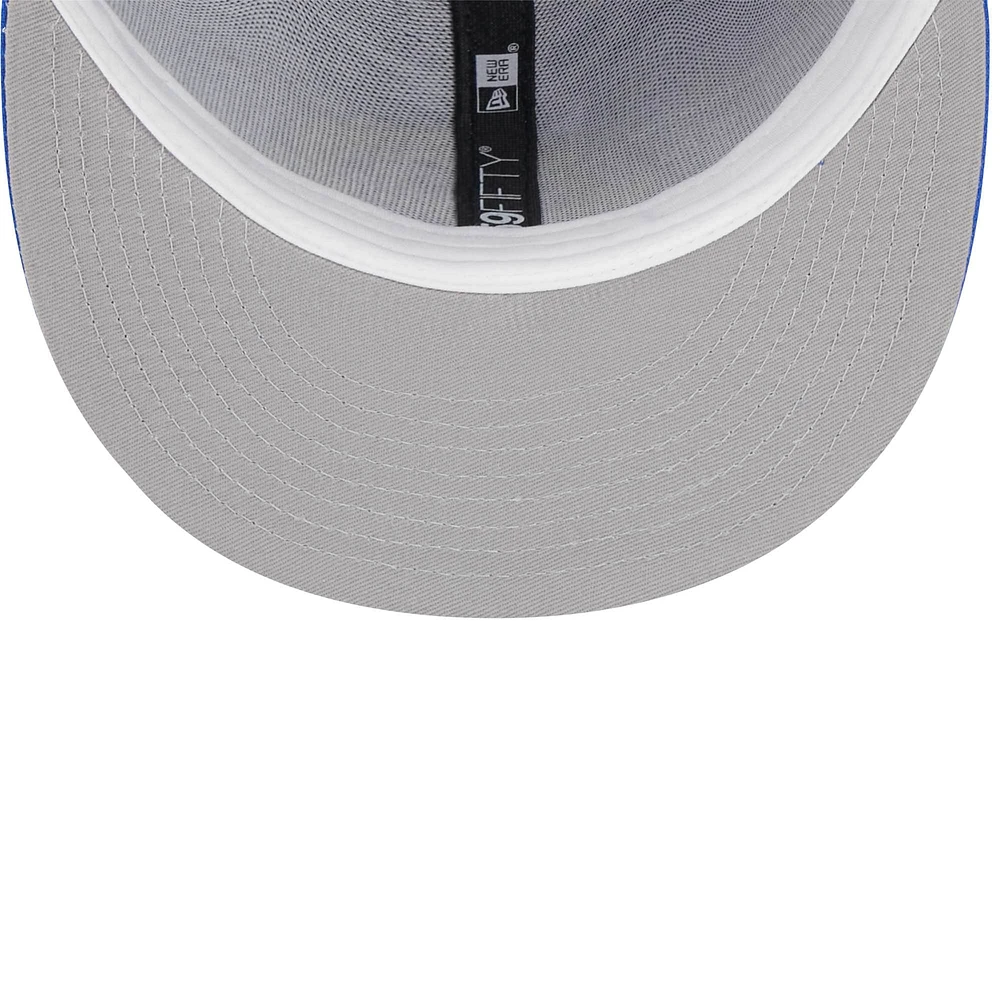 Youth New Era Royal Los Angeles Rams  Main 59FIFTY Fitted Hat