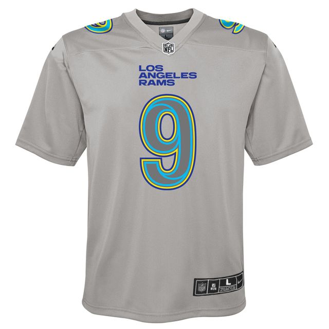 Maillot Atmosphere Los Angeles Rams Nike Matthew Stafford Gris pour Jeunes