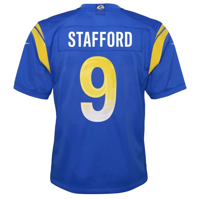 Jeu Nike Matthew Stafford Royal Los Angeles Rams pour jeunes - Maillot
