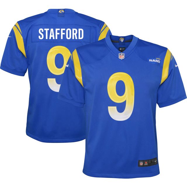 Jeu Nike Matthew Stafford Royal Los Angeles Rams pour jeunes - Maillot