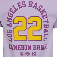 Unisex Cameron Brink Lavender Los Angeles Sparks Player ID Arch T-Shirt