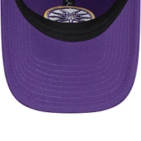Unisex New Era Purple Los Angeles Sparks Core Logo 9TWENTY Adjustable Hat
