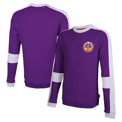 T-shirt à manches longues unisexe Stadium Essentials violet Los Angeles Sparks Half Time