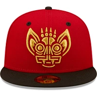 Casquette ajustée 59FIFTY Murciélagos De Louisville Copa La Diversion New Era rouge/noire pour homme