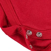 Infant Red Louisville Cardinals Big Logo Bodysuit
