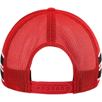 Men's '47 Red Louisville Cardinals Sideband Trucker Adjustable Hat