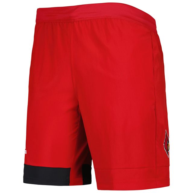 Short d'entraînement AEROREADY adidas Louisville Cardinals rouge pour homme