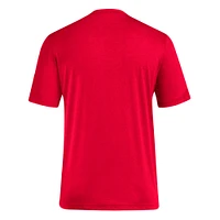 Men's adidas Red Louisville Cardinals Locker Swish Tri-Blend T-Shirt