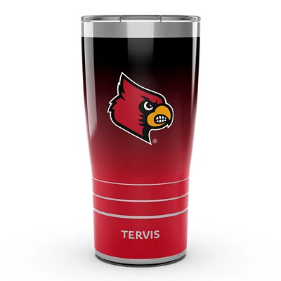 Cardinals de Tervis Louisville 20 oz. Gobelet en acier inoxydable Ombre