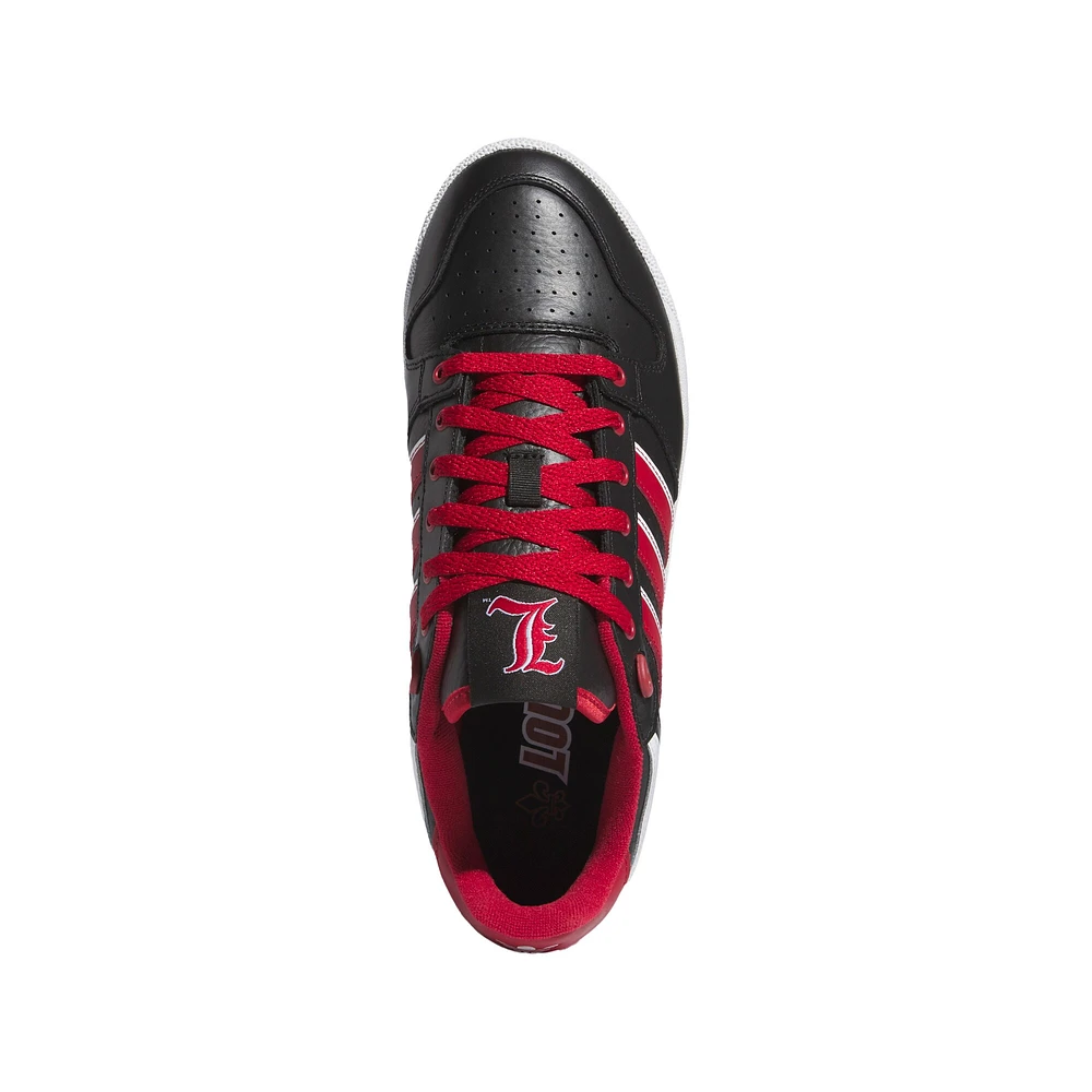 Unisex adidas Black/Red Louisville Cardinals Centennial 85 Low Basketball Shoes