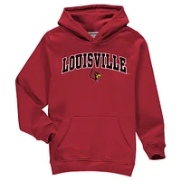 Sweat à capuche rouge Louisville Cardinals Campus pour jeunes fanatiques