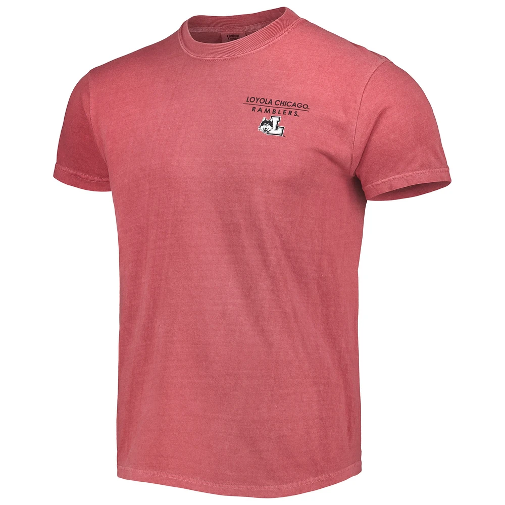 Men's Orange Loyola Chicago Ramblers Landscape Shield T-Shirt