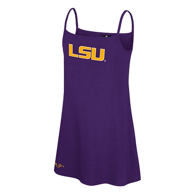 Robe débardeur violette LSU Tigers Brook pour filles du Colisée