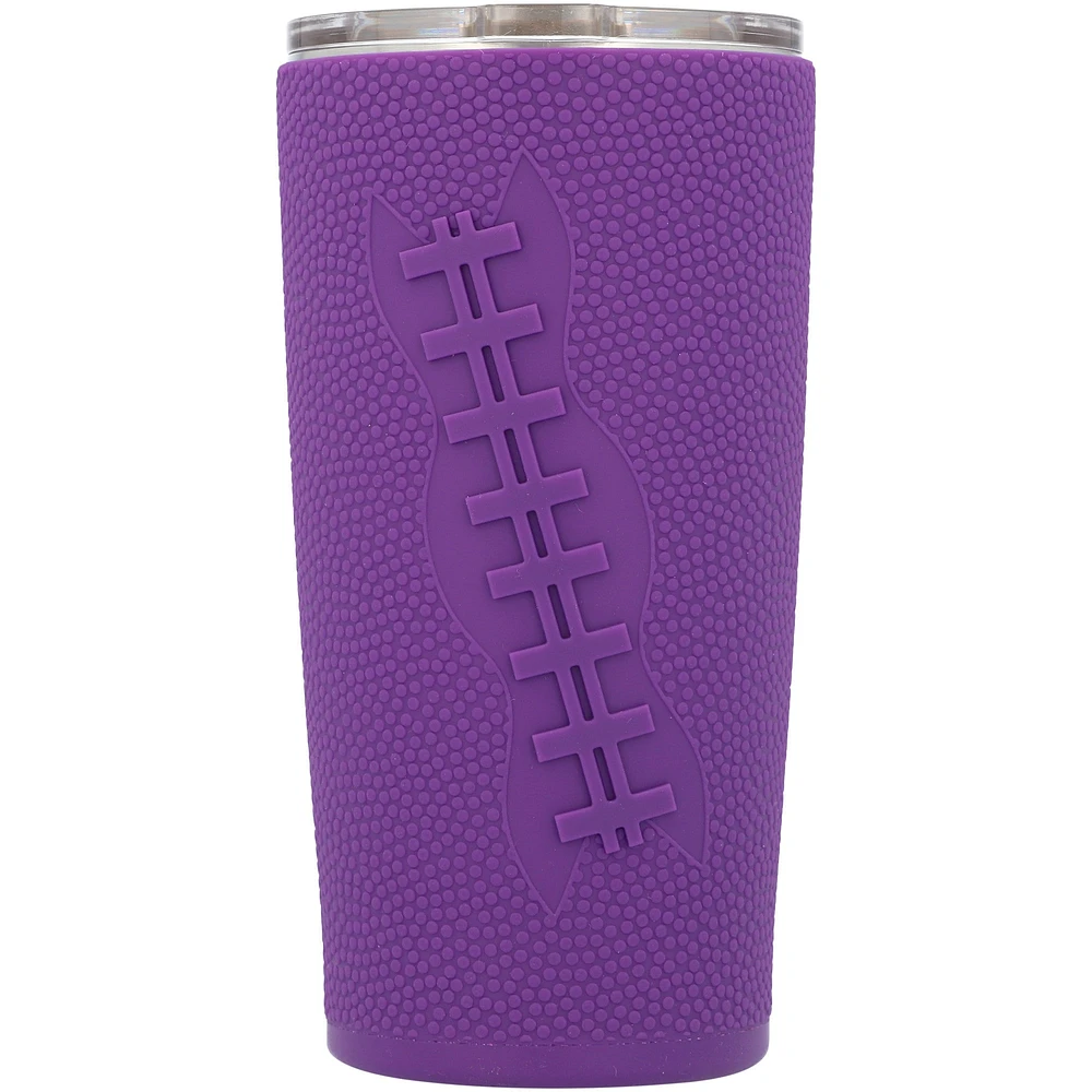Tigres LSU 20 oz. Acier inoxydable avec gobelet en silicone