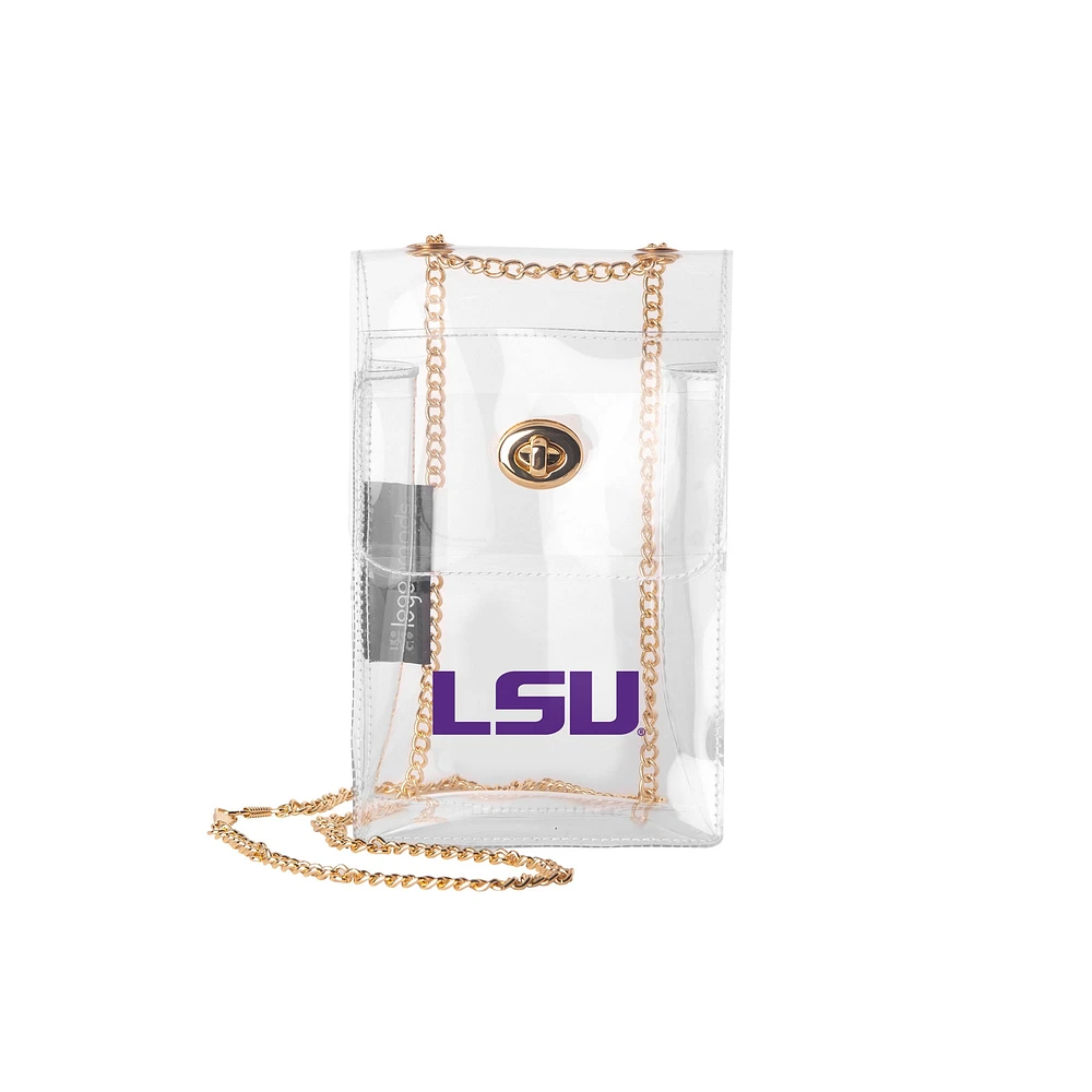 LSU Tigers Clear Essential Crossbody Purse