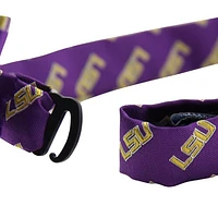 LSU Tigers Repeated Logo Bow Tie - Purple