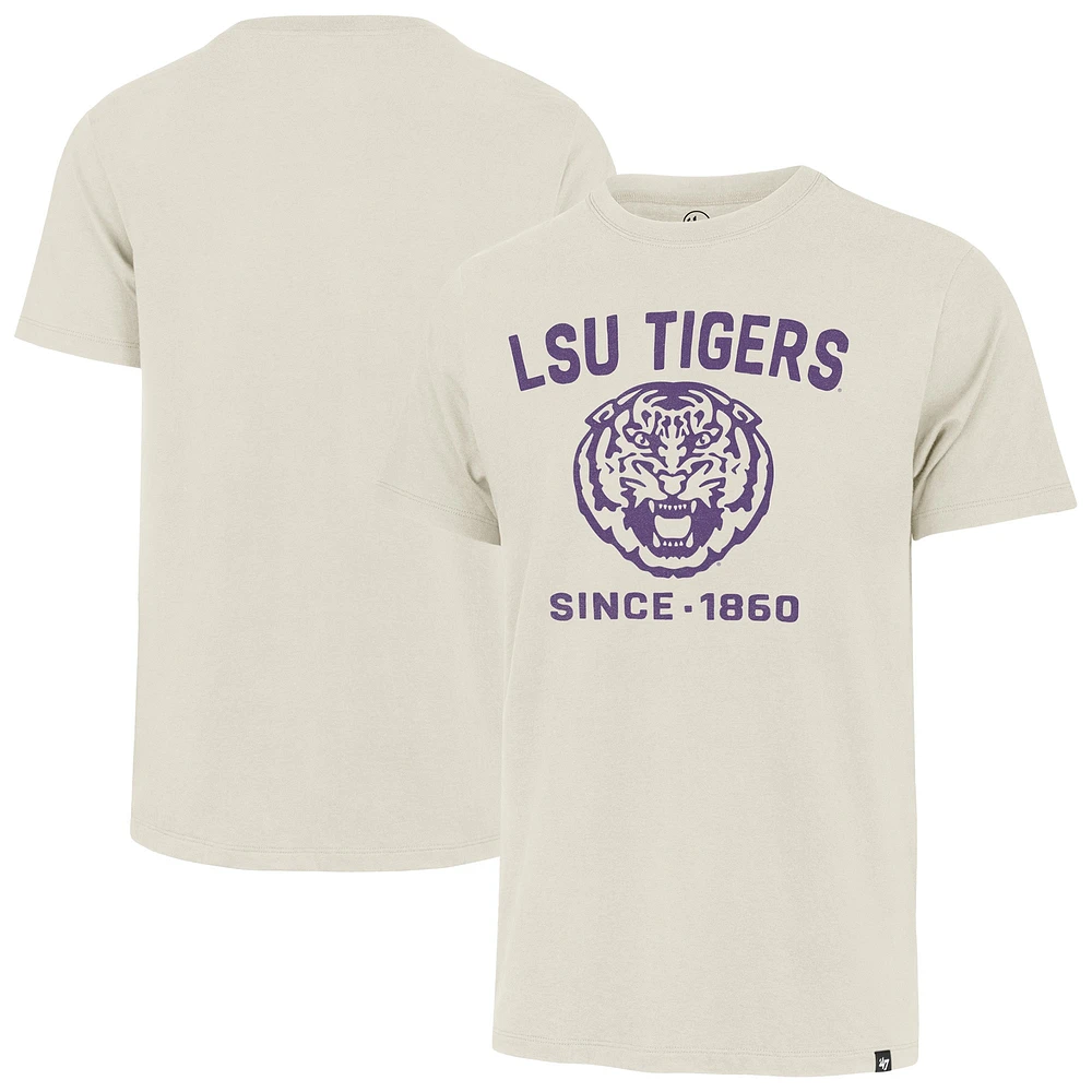 Men's '47 Cream LSU Tigers Duster Franklin T-Shirt