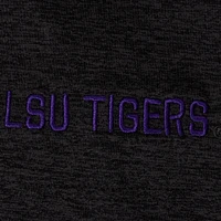 Men's Colosseum Black LSU Tigers Big & Tall Down Swing Polo