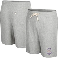 Men's Colosseum Heather Gray LSU Tigers Love To Hear This Terry Shorts