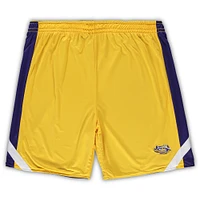 Men's Colosseum Purple/Gold LSU Tigers Big & Tall Team Reversible Shorts