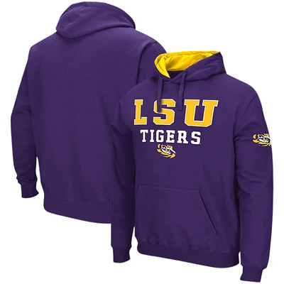 Sweat à capuche violet Colosseum pour hommes LSU Tigers Sunrise
