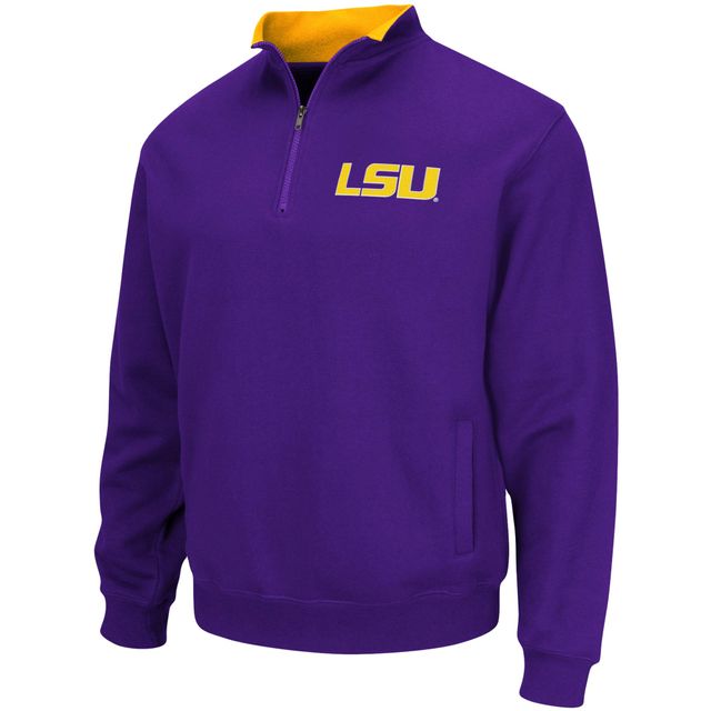 Veste Colosseum Purple LSU Tigers Tortugas Logo Quarter-Zip Pullover Homme