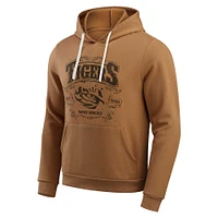 Men's Darius Rucker Collection by Fanatics Tan LSU Tigers Camp Fleece Tri-Blend Pullover Hoodie