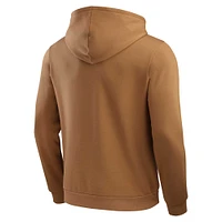 Men's Darius Rucker Collection by Fanatics Tan LSU Tigers Camp Fleece Tri-Blend Pullover Hoodie