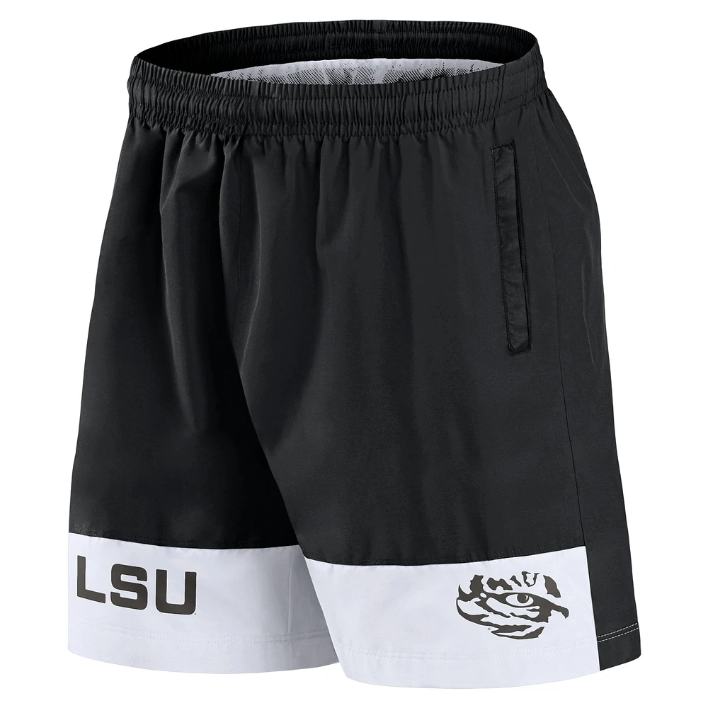 Men's Fanatics Black LSU Tigers Elements Intensity Woven Shorts