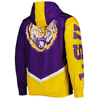 Men's Mitchell & Ness Purple LSU Tigers Undeniable Full-Zip Windbreaker Jacket