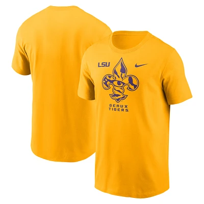 T-shirt Nike Gold LSU Tigers Campus Local pour homme