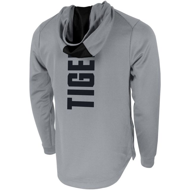 Sweat à capuche Nike LSU Tigers 2-Hit Performance pour homme, gris