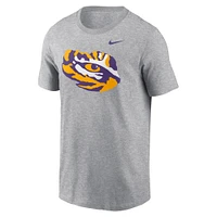 Men's Nike Heather Gray LSU Tigers Primetime Alternate Logo T-Shirt