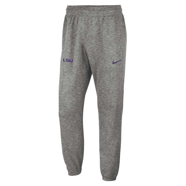 Pantalon de performance Nike Heather Grey LSU Tigers Team Logo Spotlight pour homme