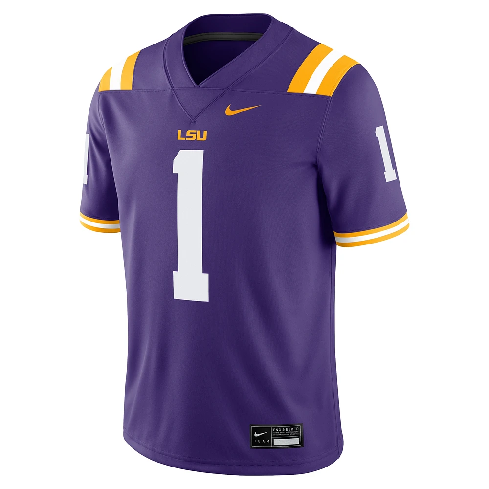 Men's Nike Ja'Marr Chase Purple LSU Tigers Alumni Game Jersey