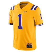 Men's Nike #1 Gold LSU Tigers Alternate Game Jersey
