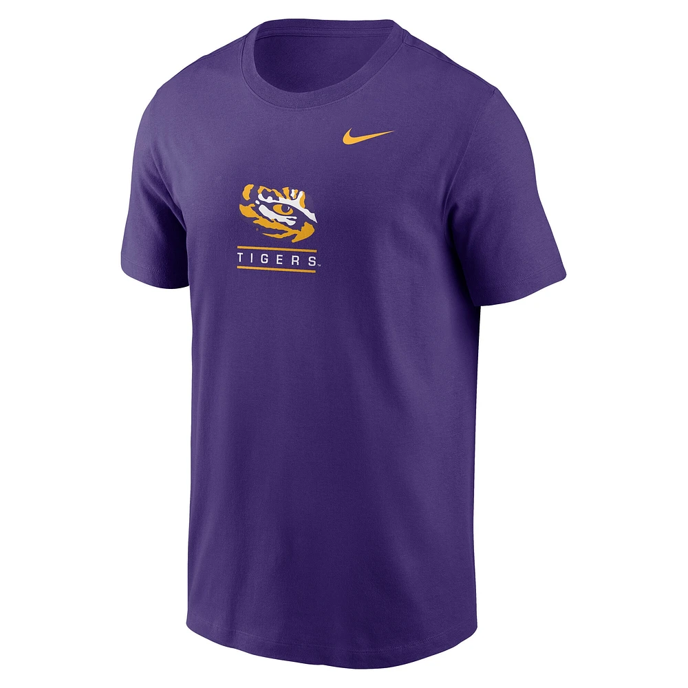 Men's Nike Purple LSU Tigers 2-Hit T-Shirt