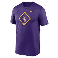 Men's Nike Purple LSU Tigers Legend Baseball Icon Performance T-Shirt