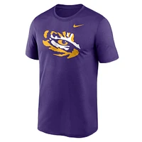 T-shirt Nike violet LSU Tigers Primetime Legend avec logo alternatif pour homme