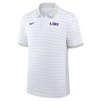 Men's Nike LSU Tigers 2025 Early Season Coaches Sideline Victory Stripe Performance Polo