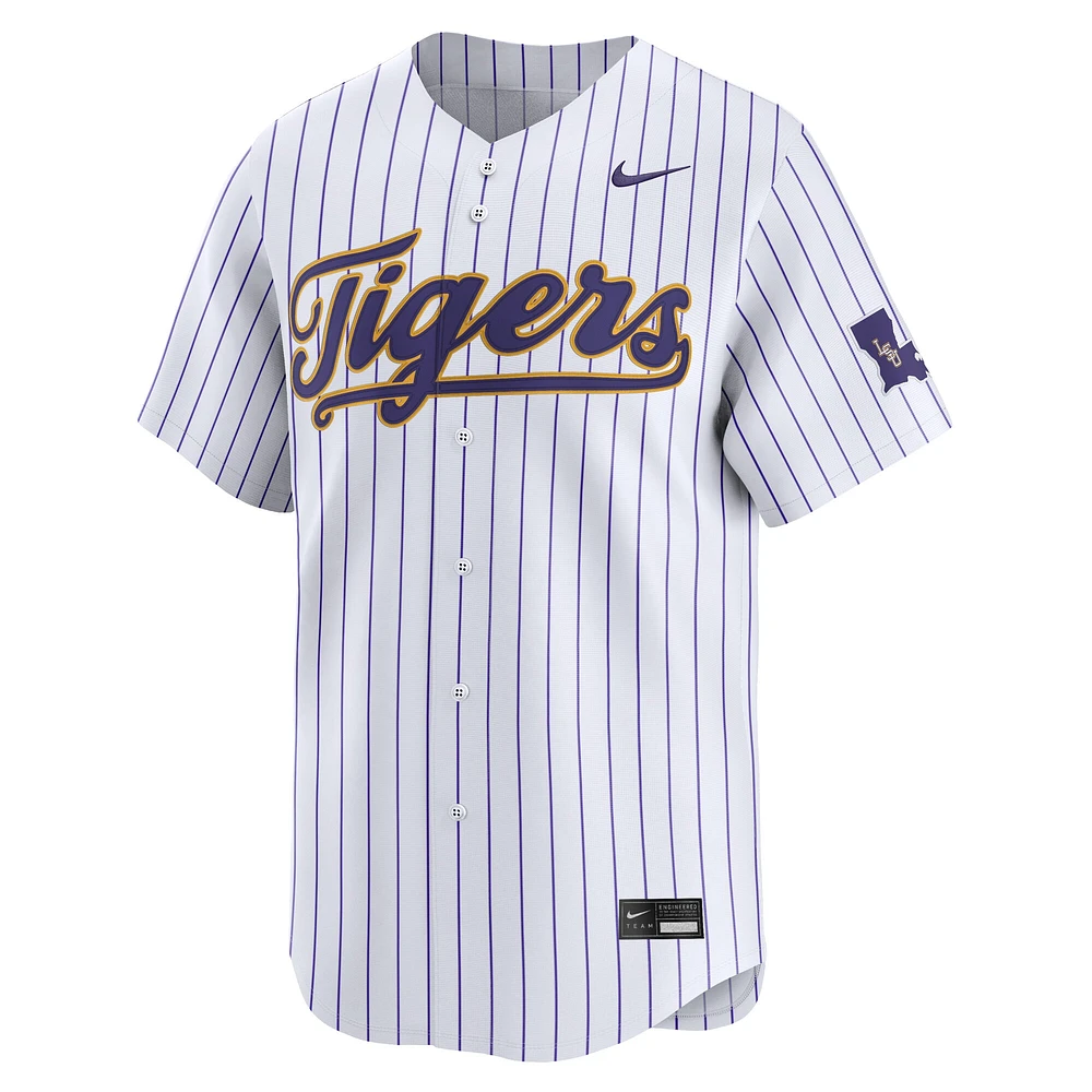 Men's Nike White LSU Tigers College Limited Baseball Jersey