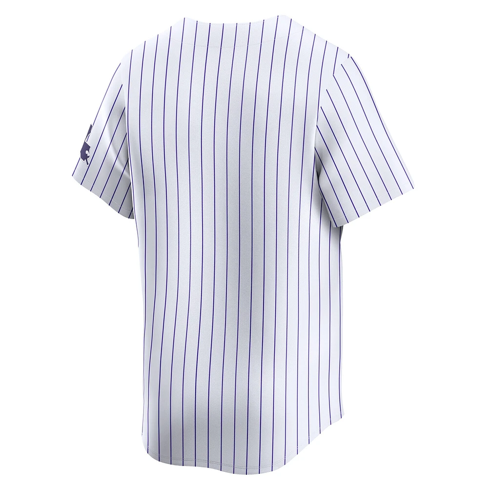 Men's Nike White LSU Tigers College Limited Baseball Jersey