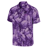 Men's Tommy Bahama Purple LSU Tigers Big & Tall Coast Nuevo Fronds IslandZone Button-Up Shirt